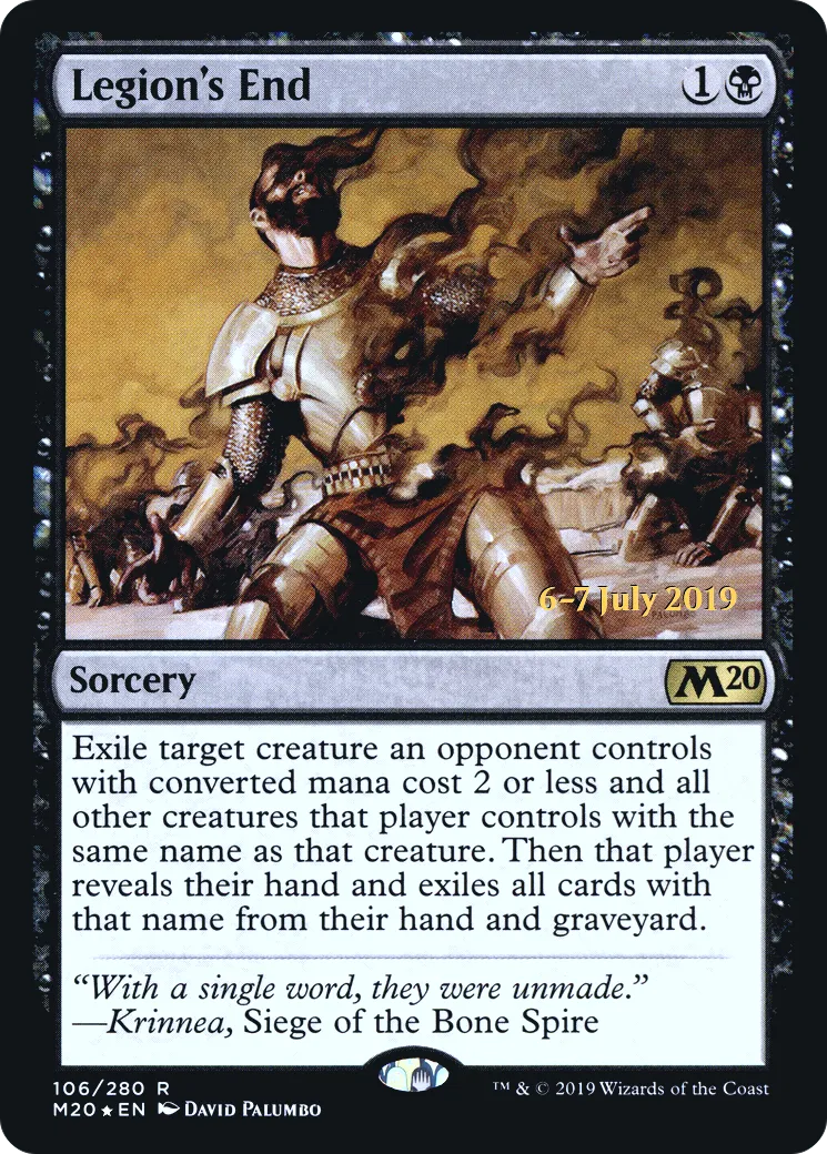 Fin de la légion — Core Set 2020 Promos — Magic: The Gathering
