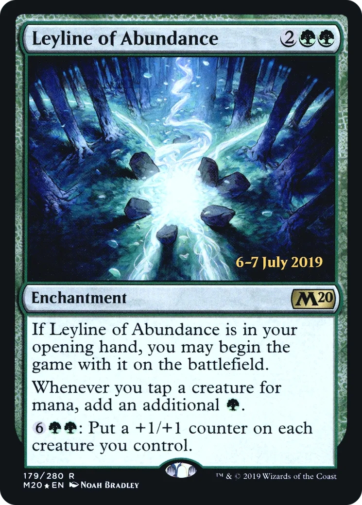 Ligne ley d'abondance — Core Set 2020 Promos — Magic: The Gathering