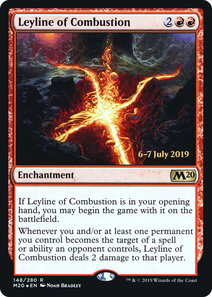 Ligne ley de combustion — Core Set 2020 Promos — Magic: The Gathering