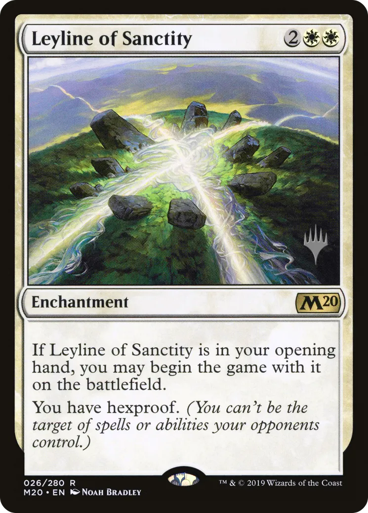 Ligne ley de vertu from Core Set 2020 Promos - Magic: The Gathering