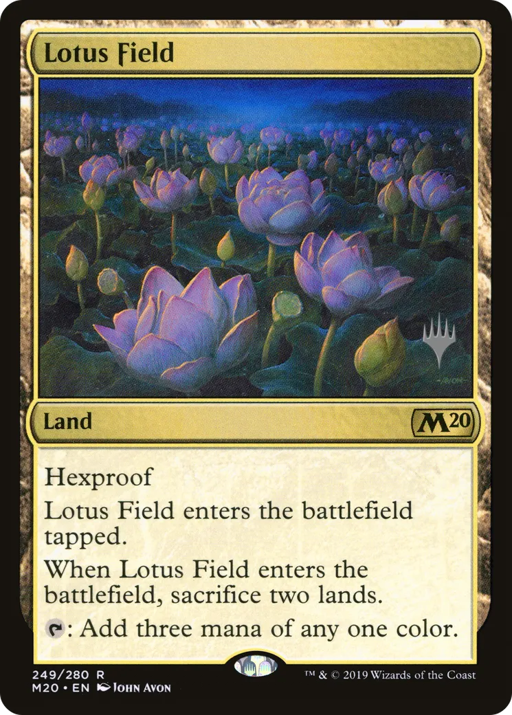 Champ de lotus — Core Set 2020 Promos — Magic: The Gathering