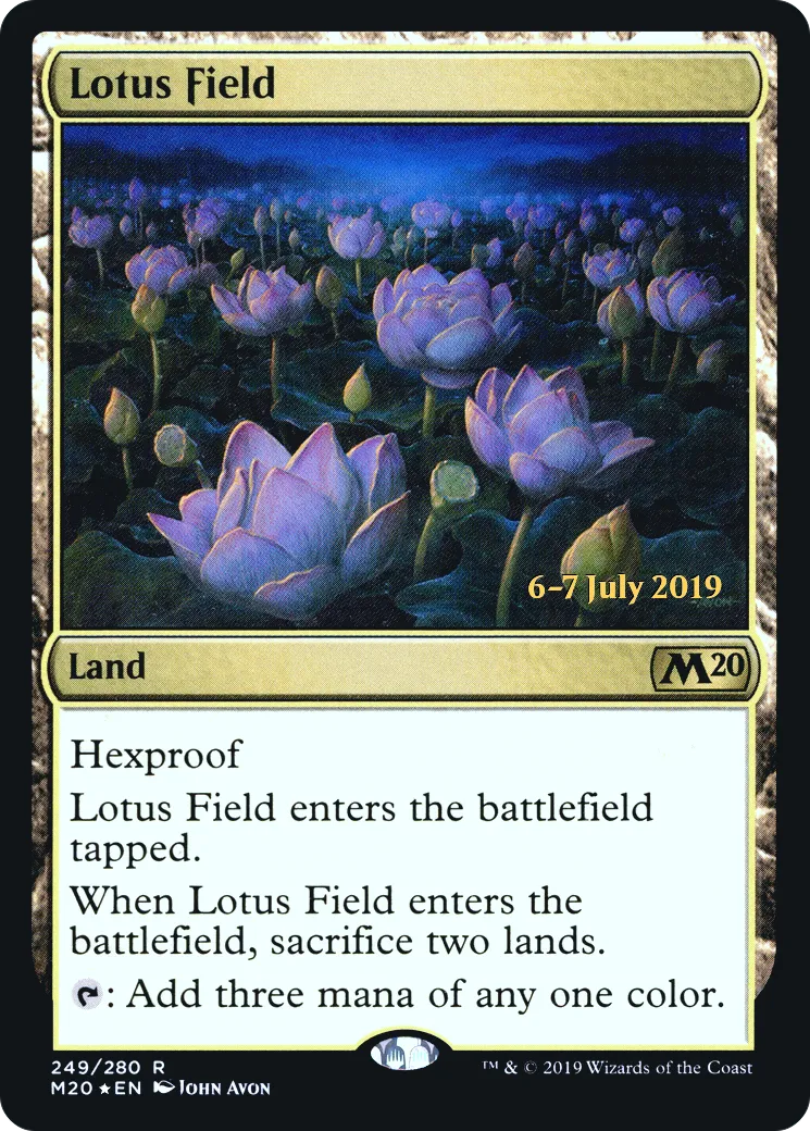 Lotus Field — Core Set 2020 Promos — Magic: The Gathering