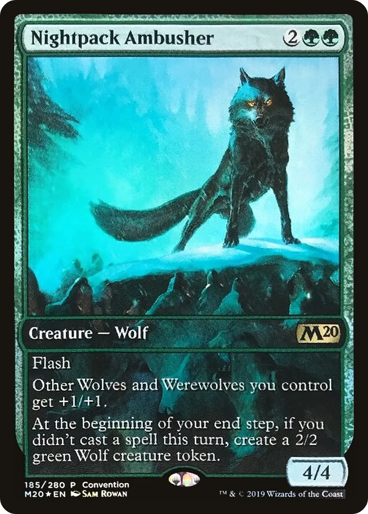 Nightpack Ambusher from Core Set 2020 Promos - Magic: The Gathering