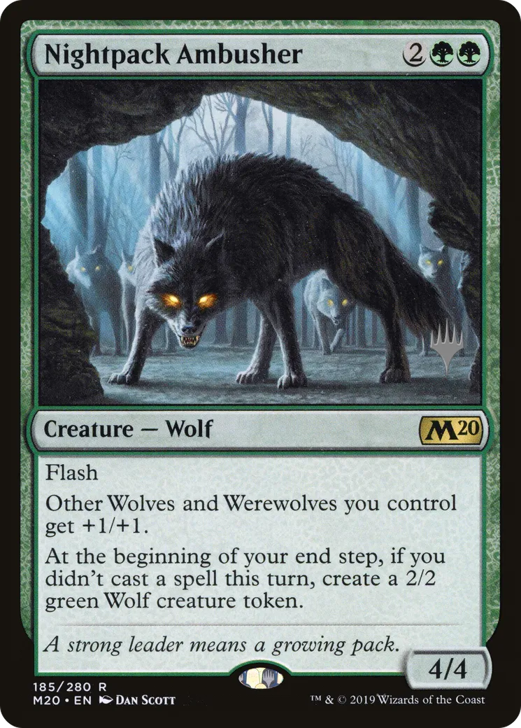 Nightpack Ambusher — Core Set 2020 Promos — Magic: The Gathering