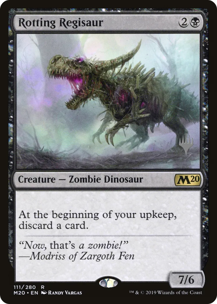 Régisaure pourrissant — Core Set 2020 Promos — Magic: The Gathering