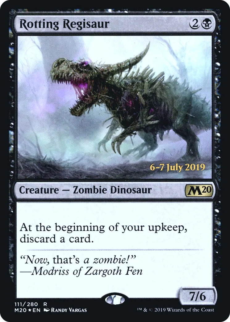 Régisaure pourrissant — Core Set 2020 Promos — Magic: The Gathering