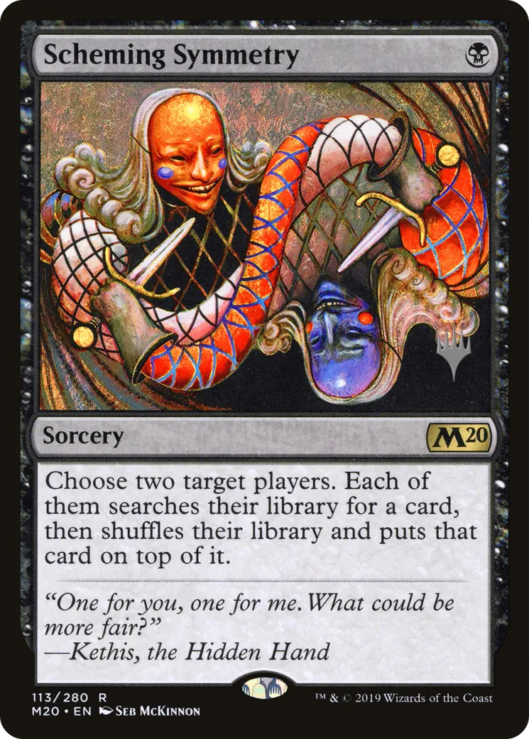 Symétrie sournoise from Core Set 2020 Promos - Magic: The Gathering