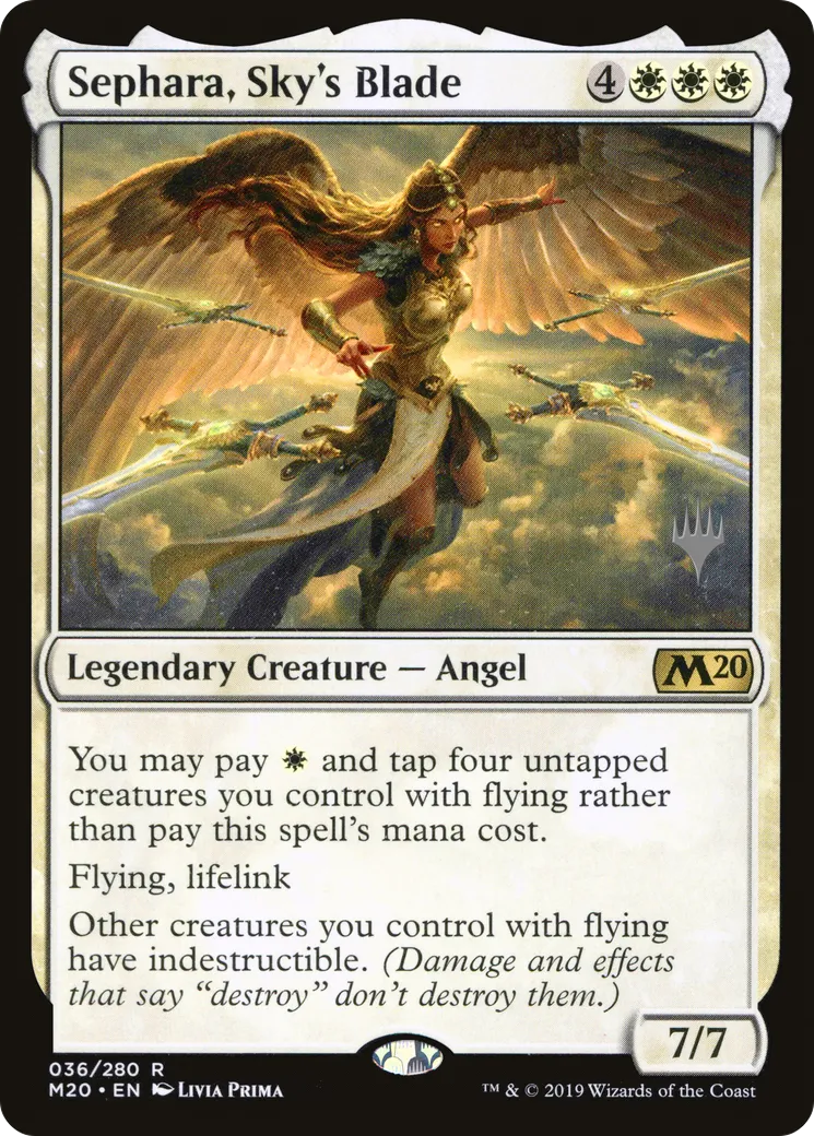Séphara, lame du ciel — Core Set 2020 Promos — Magic: The Gathering