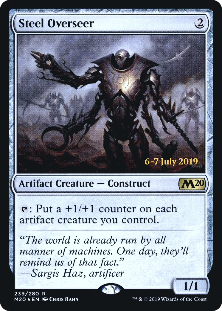 Steel Overseer — Core Set 2020 Promos — Magic: The Gathering
