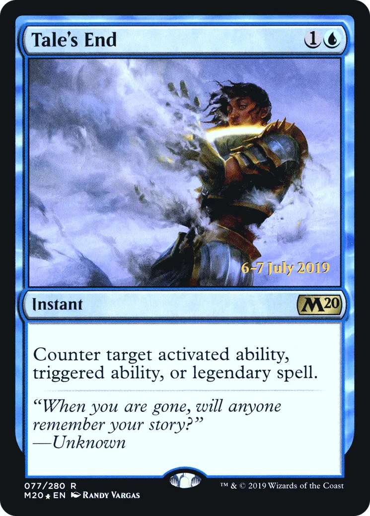Tale's End — Core Set 2020 Promos — Magic: The Gathering