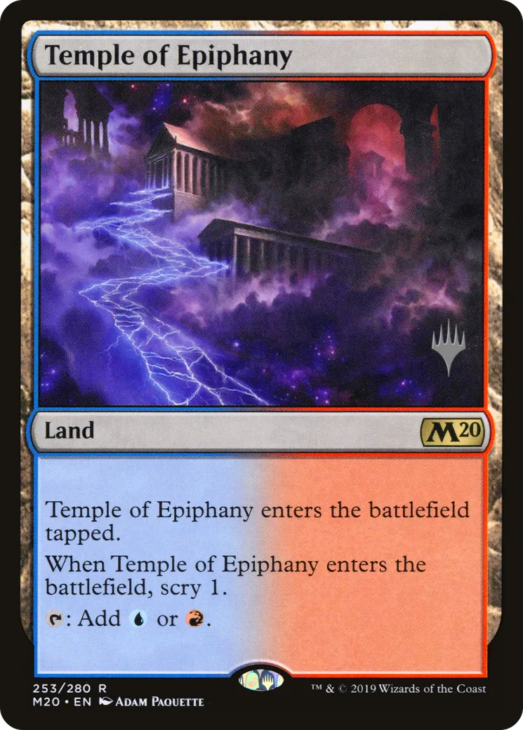 Temple de la révélation from Core Set 2020 Promos - Magic: The Gathering