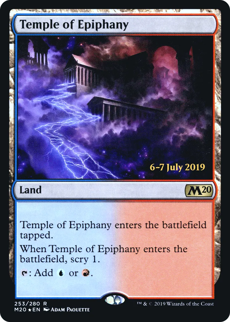Temple of Epiphany — Core Set 2020 Promos — Magic: The Gathering