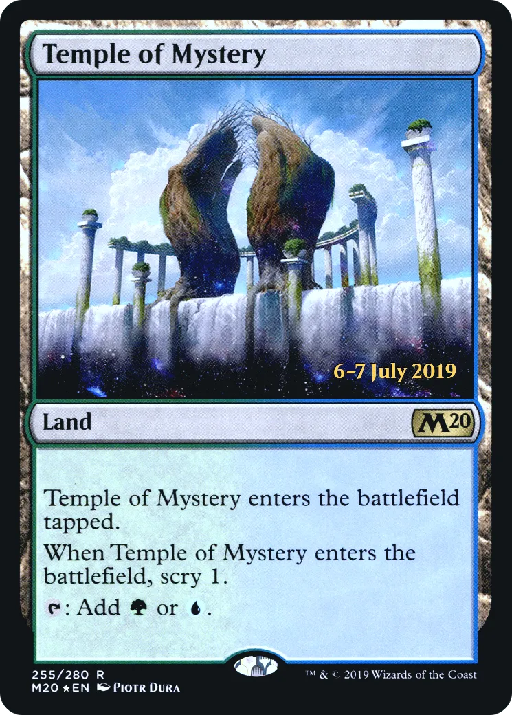 Temple of Mystery — Core Set 2020 Promos — Magic: The Gathering