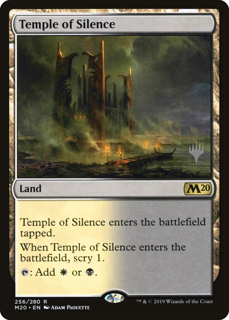 Temple of Silence — Core Set 2020 Promos — Magic: The Gathering