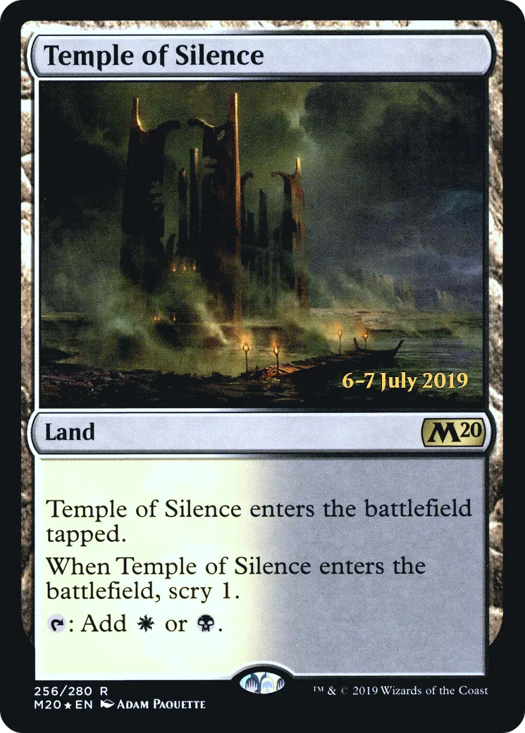Temple of Silence — Core Set 2020 Promos — Magic: The Gathering