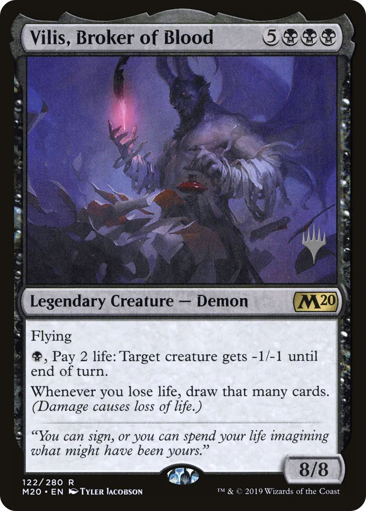 Vilis, Broker of Blood — Core Set 2020 Promos — Magic: The Gathering