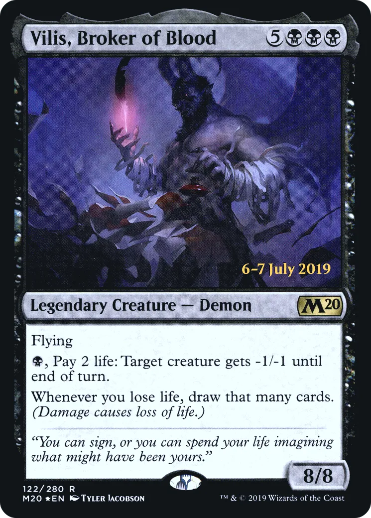 Vilis, courtier de sang — Core Set 2020 Promos — Magic: The Gathering