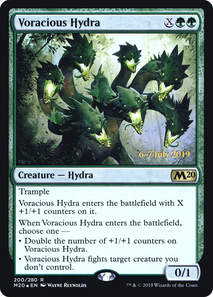 Voracious Hydra — Core Set 2020 Promos — Magic: The Gathering