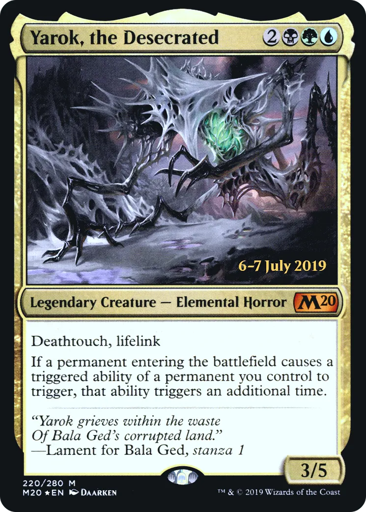 Yarok, the Desecrated — Core Set 2020 Promos — Magic: The Gathering