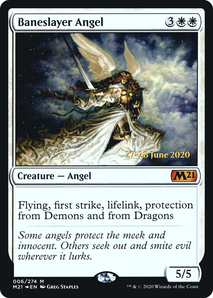 Ange pourfendeur — Core Set 2021 Promos — Magic: The Gathering