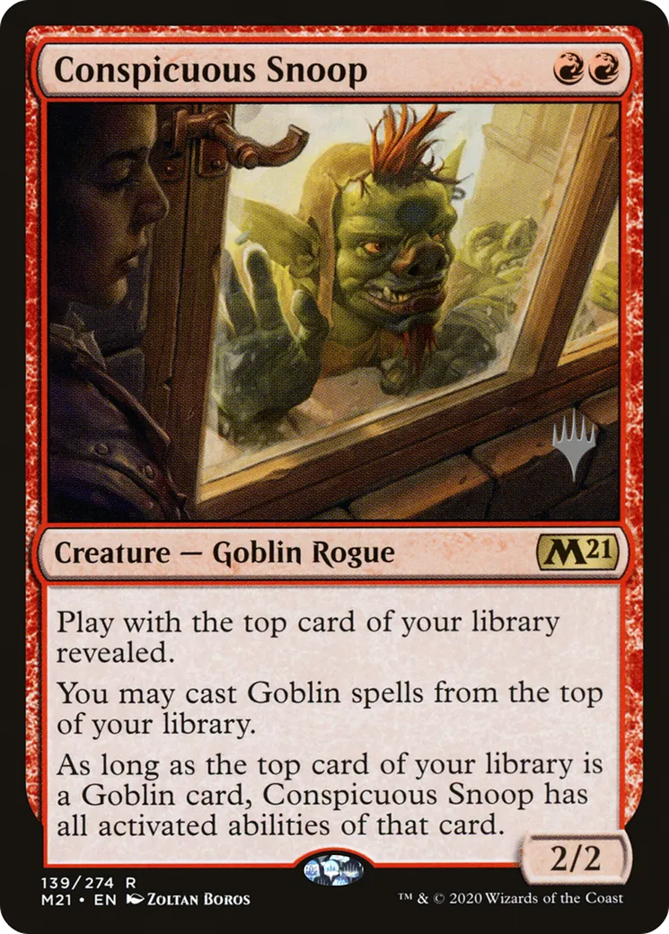 Conspicuous Snoop — Core Set 2021 Promos — Magic: The Gathering