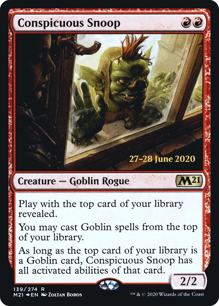 Conspicuous Snoop — Core Set 2021 Promos — Magic: The Gathering