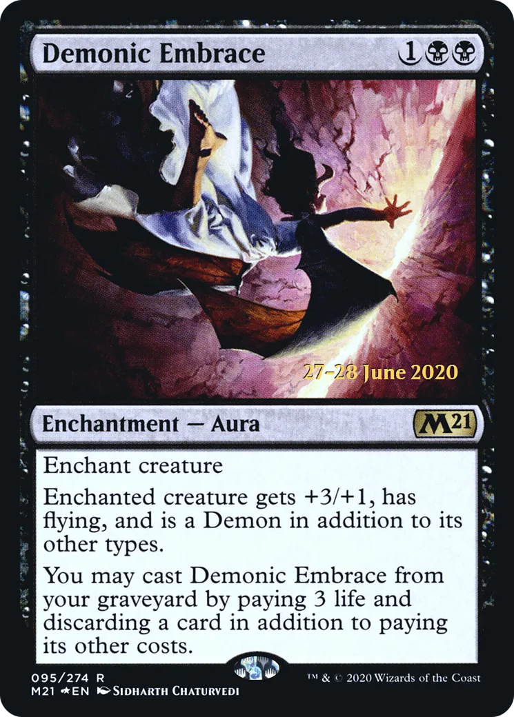 Étreinte démoniaque — Core Set 2021 Promos — Magic: The Gathering