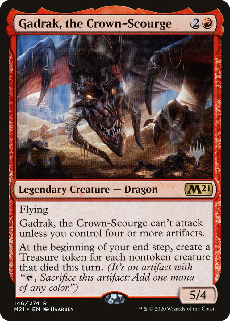 Gadrak, le fléau des couronnes — Core Set 2021 Promos — Magic: The Gathering