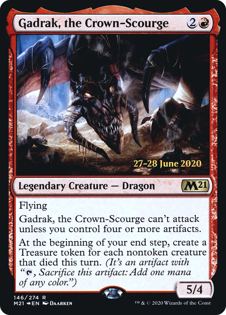 Gadrak, le fléau des couronnes — Core Set 2021 Promos — Magic: The Gathering