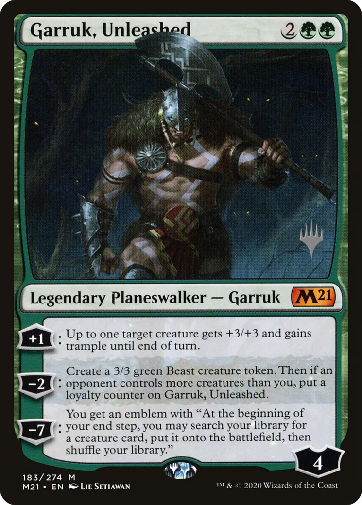 Garruk, libéré — Core Set 2021 Promos — Magic: The Gathering