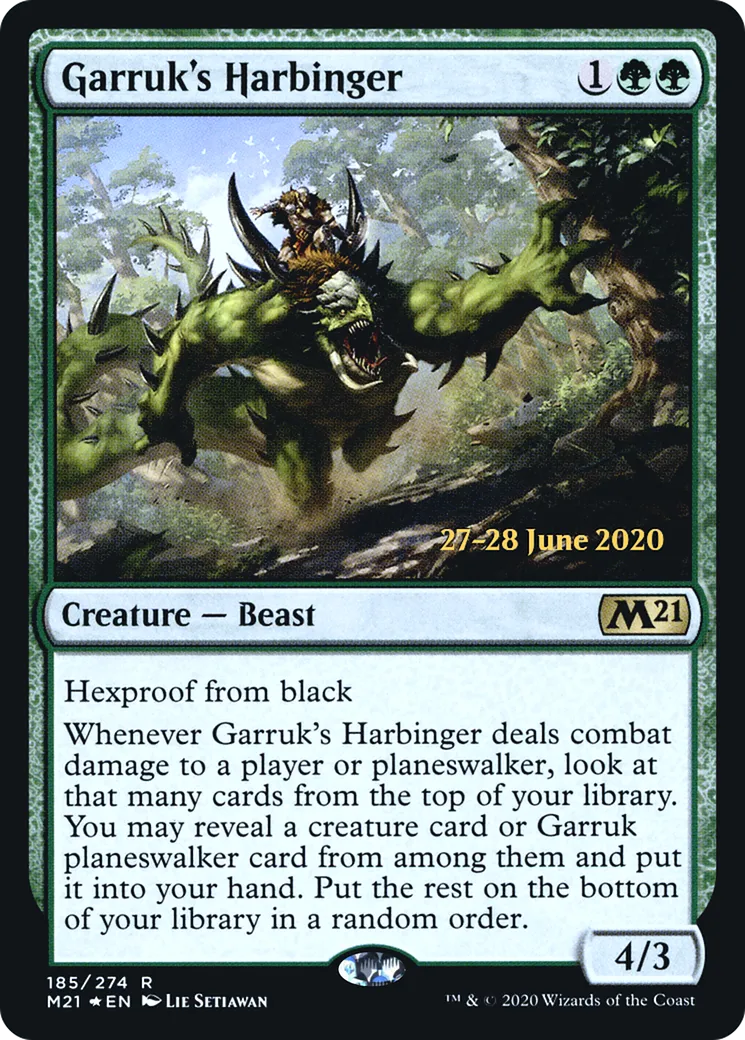 Annonciateur de Garruk — Core Set 2021 Promos — Magic: The Gathering