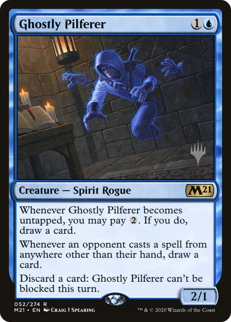 Ghostly Pilferer — Core Set 2021 Promos — Magic: The Gathering