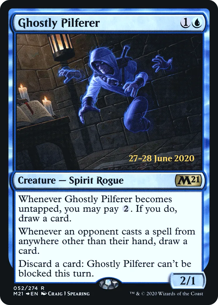 Ghostly Pilferer — Core Set 2021 Promos — Magic: The Gathering