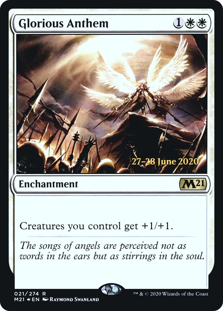 Antienne glorieuse — Core Set 2021 Promos — Magic: The Gathering