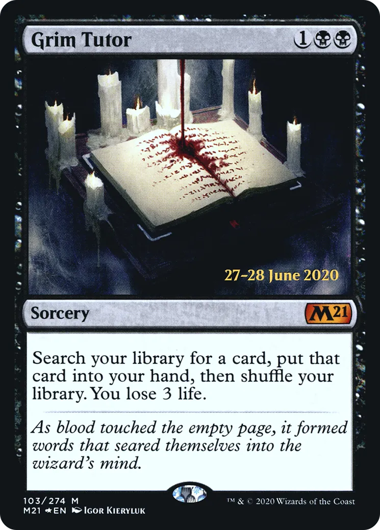 Précepteur sinistre — Core Set 2021 Promos — Magic: The Gathering