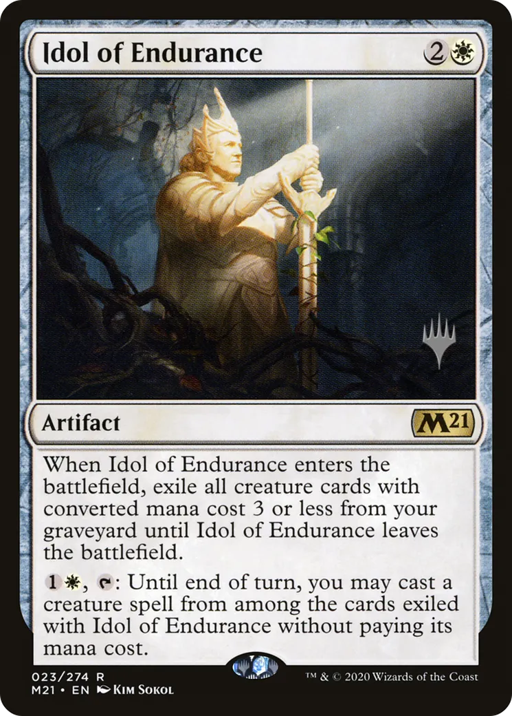 Idole de l'endurance — Core Set 2021 Promos — Magic: The Gathering