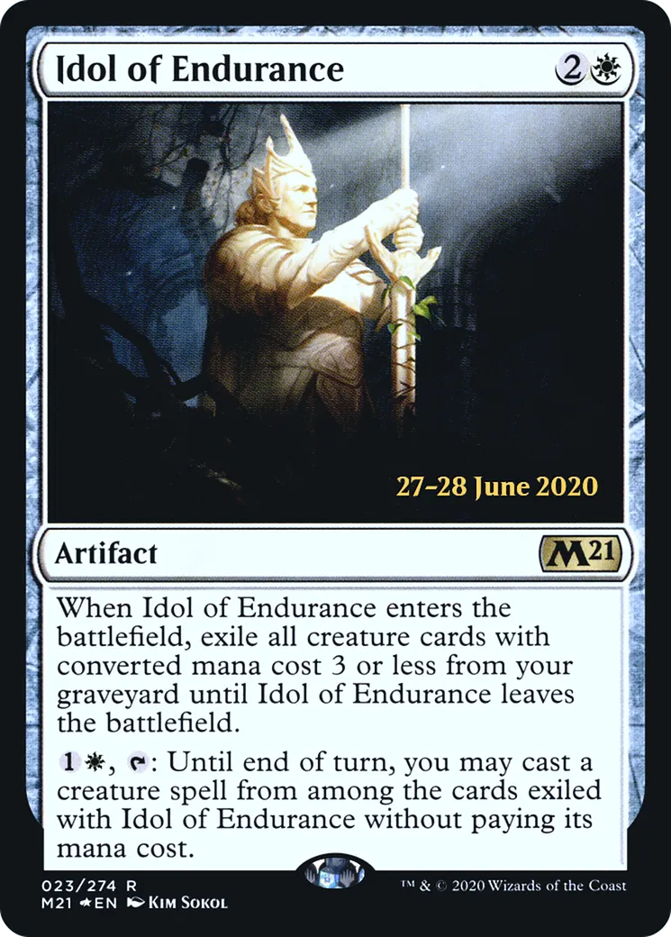 Idole de l'endurance — Core Set 2021 Promos — Magic: The Gathering