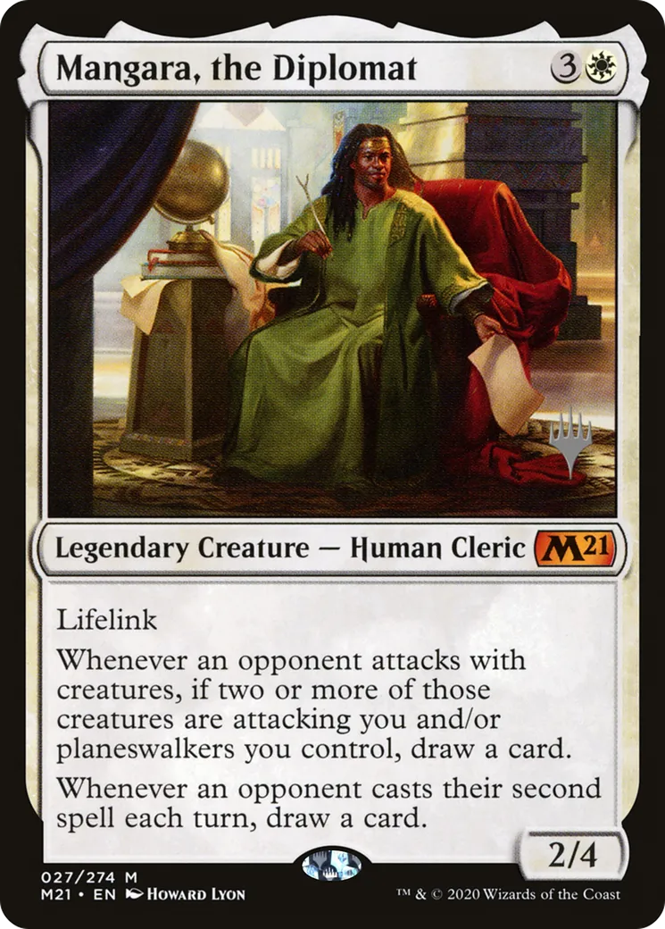Mangara, le diplomate — Core Set 2021 Promos — Magic: The Gathering