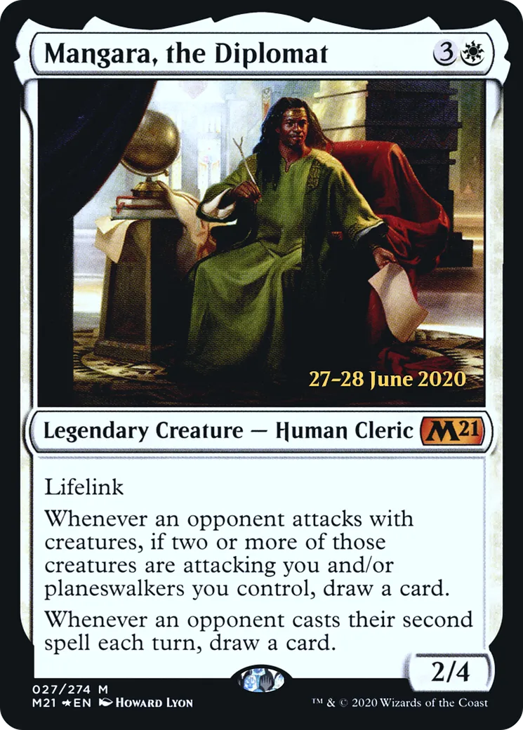 Mangara, le diplomate — Core Set 2021 Promos — Magic: The Gathering