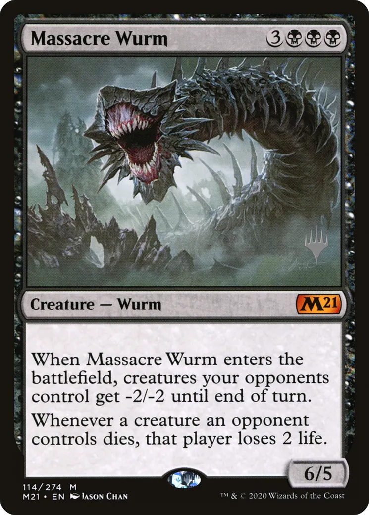 Guivre du massacre — Core Set 2021 Promos — Magic: The Gathering