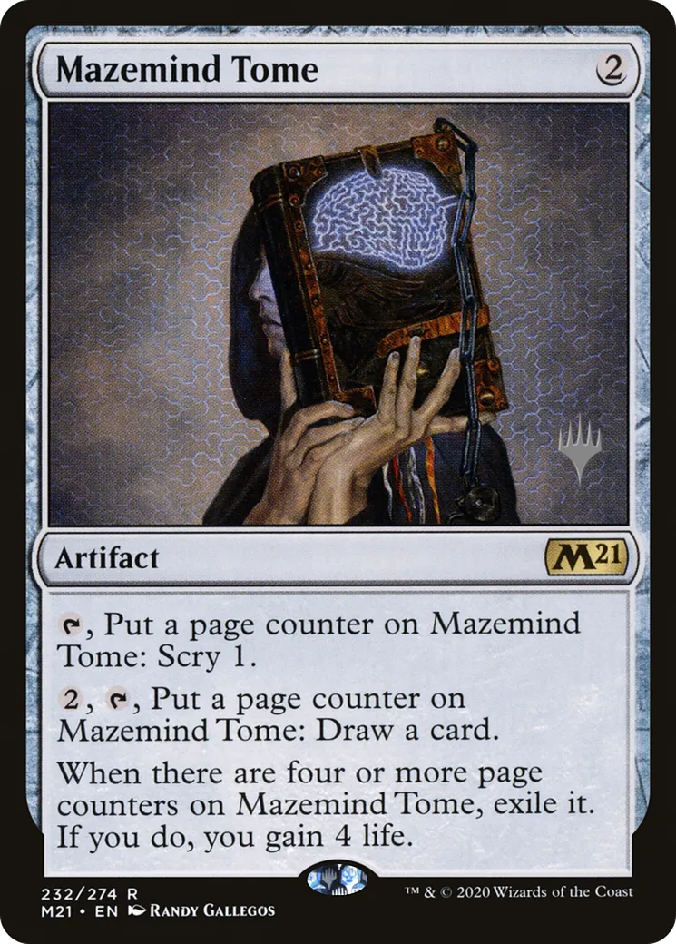 Mazemind Tome — Core Set 2021 Promos — Magic: The Gathering