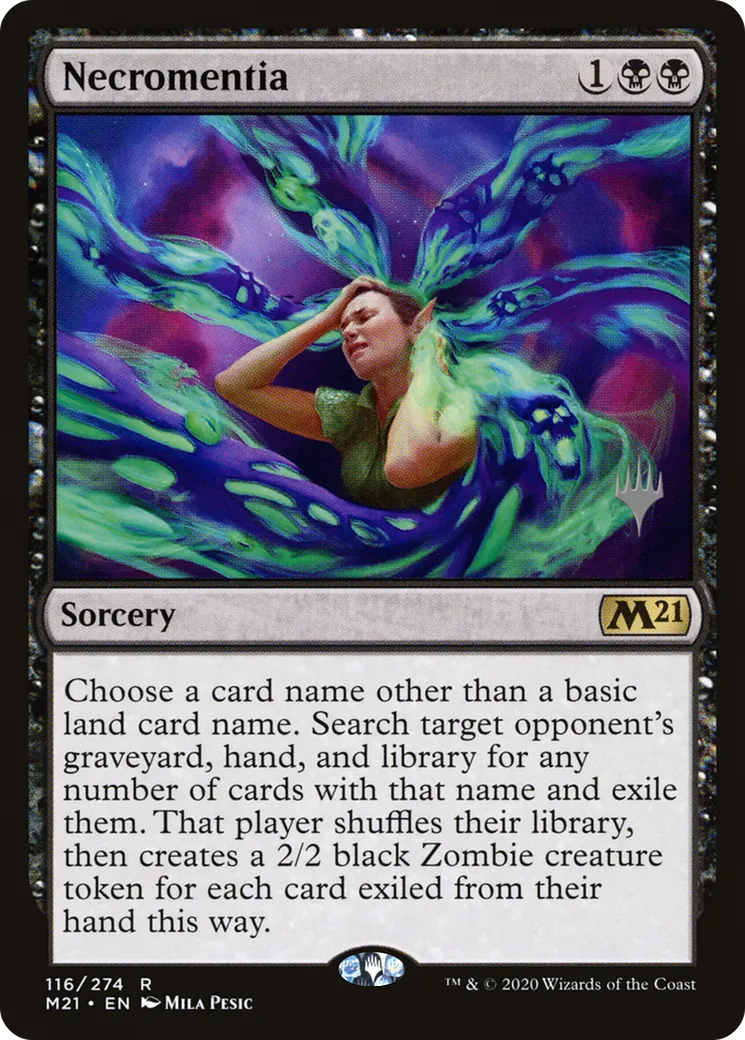 Nécrodémence from Core Set 2021 Promos - Magic: The Gathering