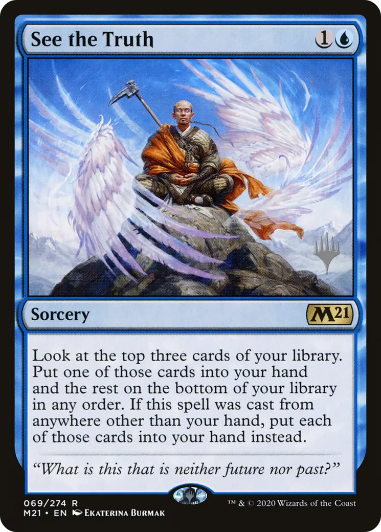 Voir la Vérité — Core Set 2021 Promos — Magic: The Gathering
