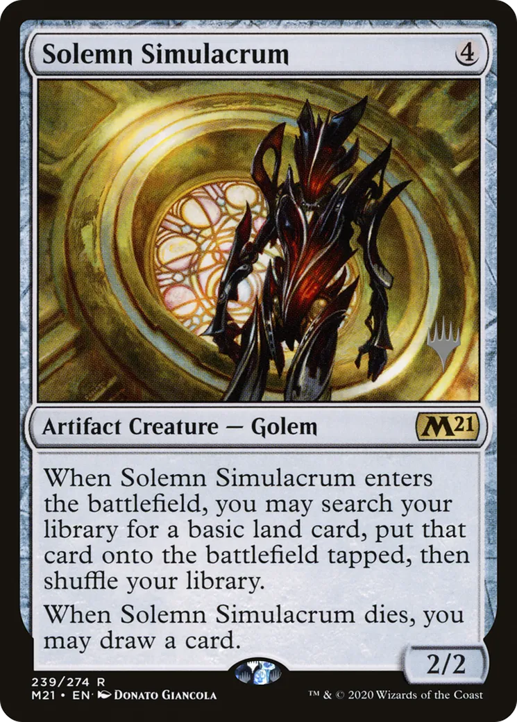 Simulacre solennel — Core Set 2021 Promos — Magic: The Gathering