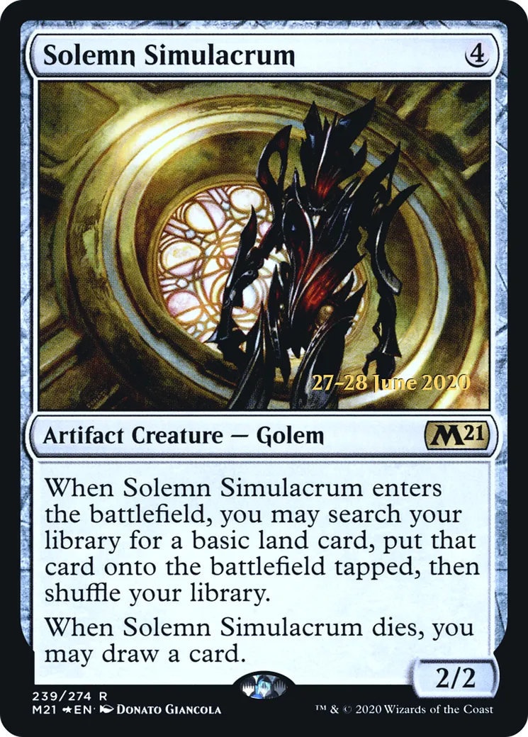 Simulacre solennel — Core Set 2021 Promos — Magic: The Gathering