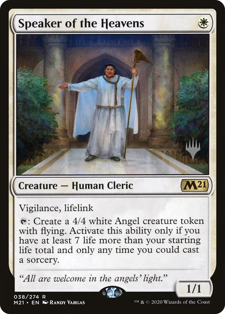 Orateur des Cieux — Core Set 2021 Promos — Magic: The Gathering