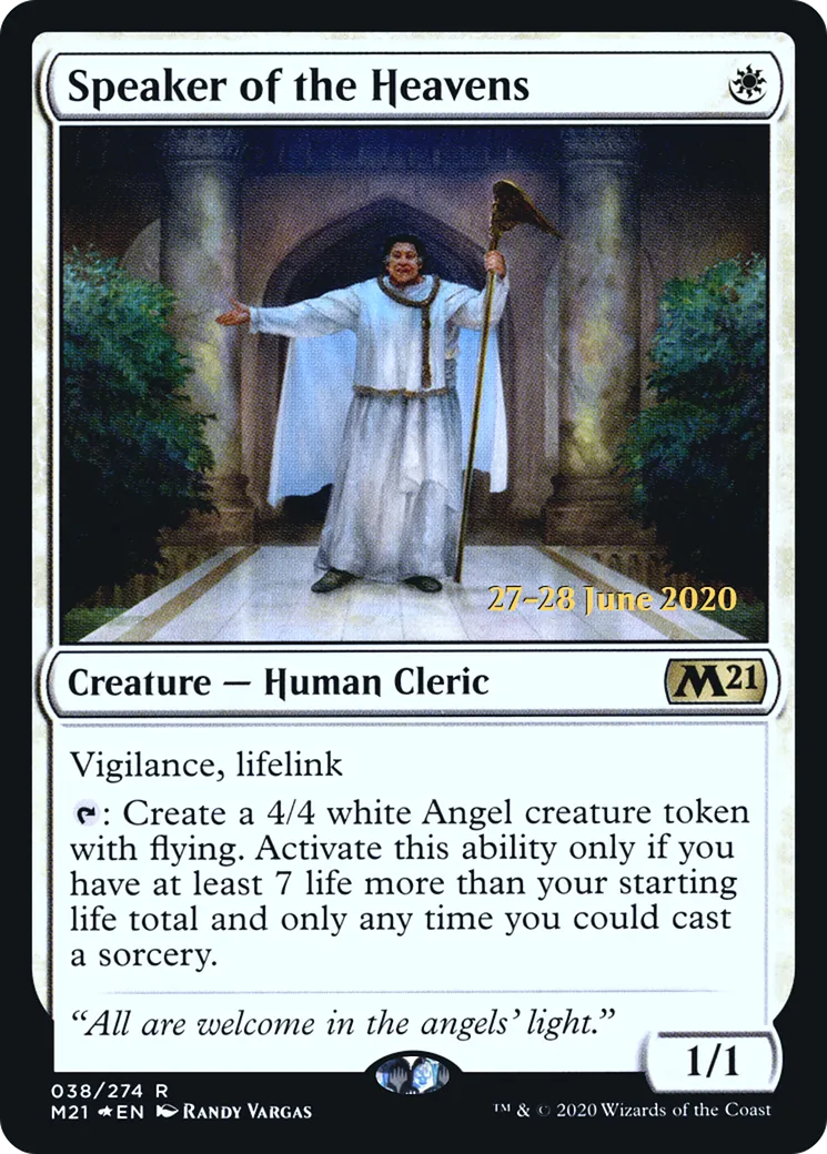 Orateur des Cieux — Core Set 2021 Promos — Magic: The Gathering
