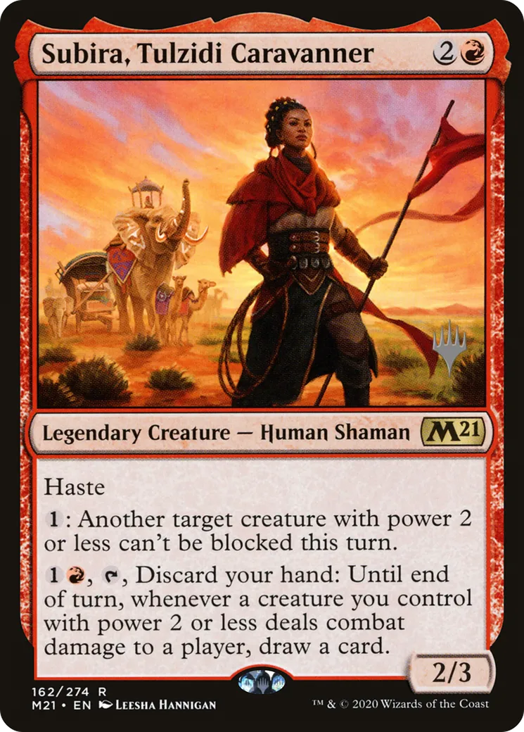 Subira, Tulzidi Caravanner — Core Set 2021 Promos — Magic: The Gathering