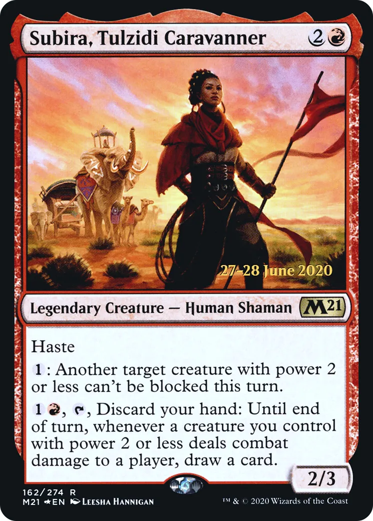 Subira, Tulzidi Caravanner — Core Set 2021 Promos — Magic: The Gathering