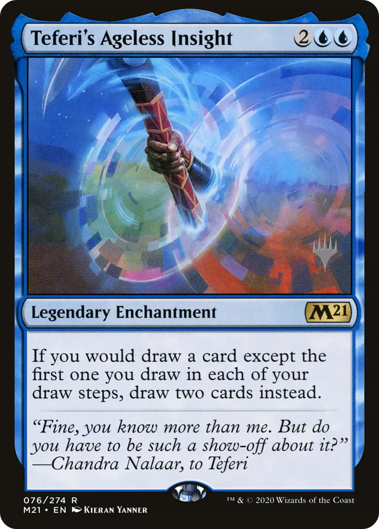 Perspicacité sans âge de Téfeiri — Core Set 2021 Promos — Magic: The Gathering